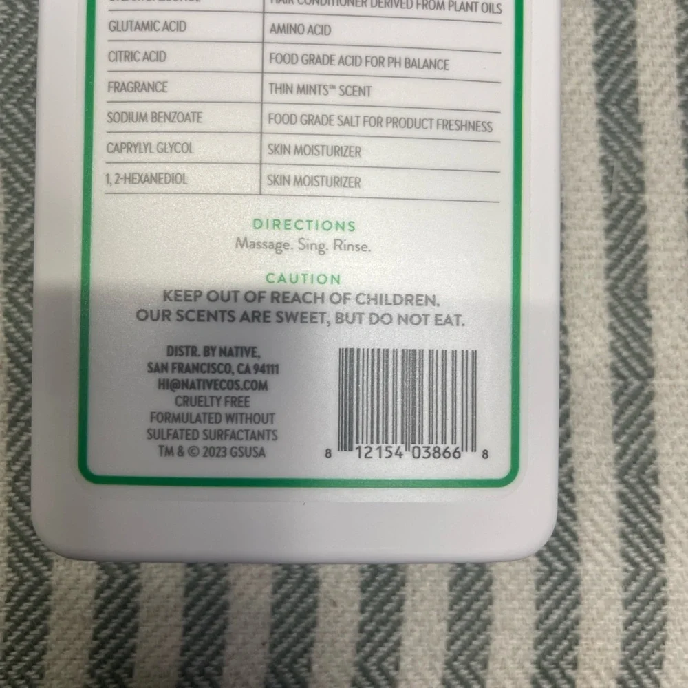 Girl Scouts‎ Native Thin Mints Volumizing Conditioner NEW